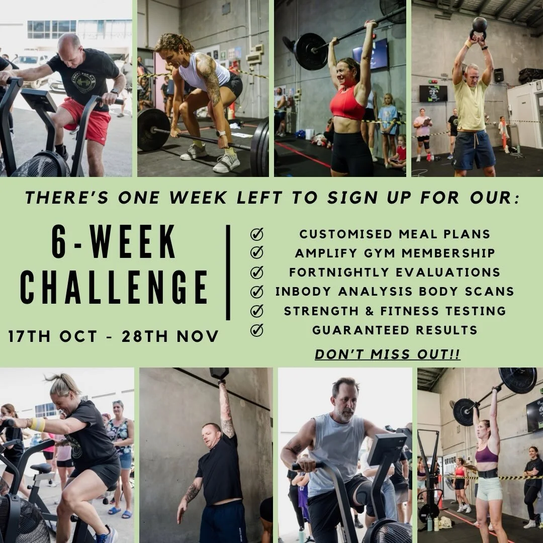 ONE WEEK TO BOOK YOUR SPOT 👀🔥
Our next 6-Week Challenge starts soon - and there&rsquo;s just 1 week left to lock it in!
6 weeks. A plan. A community. And plenty of accountability to keep you showing up.
Ready to make yourself the priority? 💪🏼
Spo