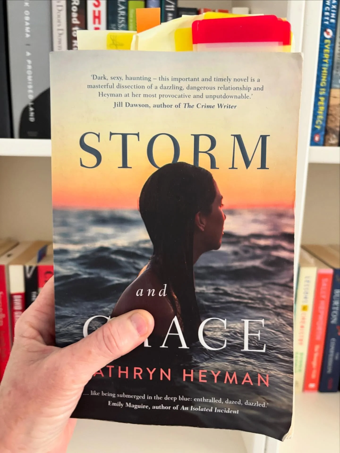 @kathrynheymanwriter psych thriller, Storm and Grace is a book for our times. 

Storm Hisray is the world&rsquo;s deepest man, a deep sea free diver. When Grace Cain visits him on his idyllic Pacific island to interview him for a dive magazine, she f