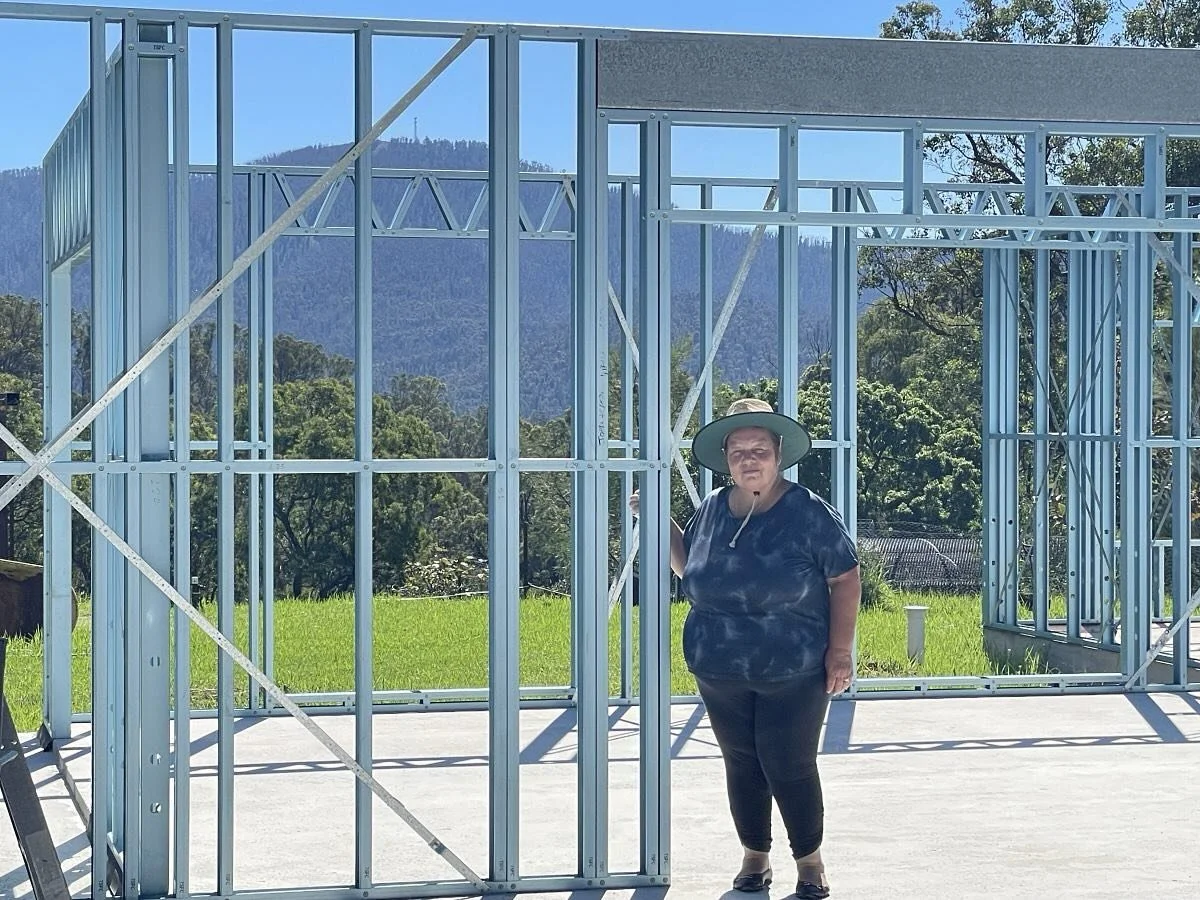 @cathyfawbert and John Fawbert lost everything. Twice. Once, in the &lsquo;Black Summer&rsquo; bushfires, and twice, when they handed over their insurance payout to a builder, who vanished. Five years later, they are still living in a shed and rebuil