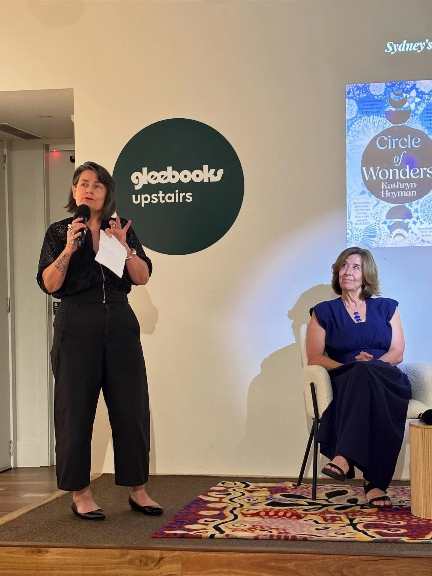 &ldquo;Circle of Wonders&rdquo; was launched last night by the author, @kathrynheymanwriter in conversation  with Kate Evans @abc_arts ! It took Kathryn over two years and many words to write this &lsquo;slim and intense&rsquo; novel. &lsquo;It was l