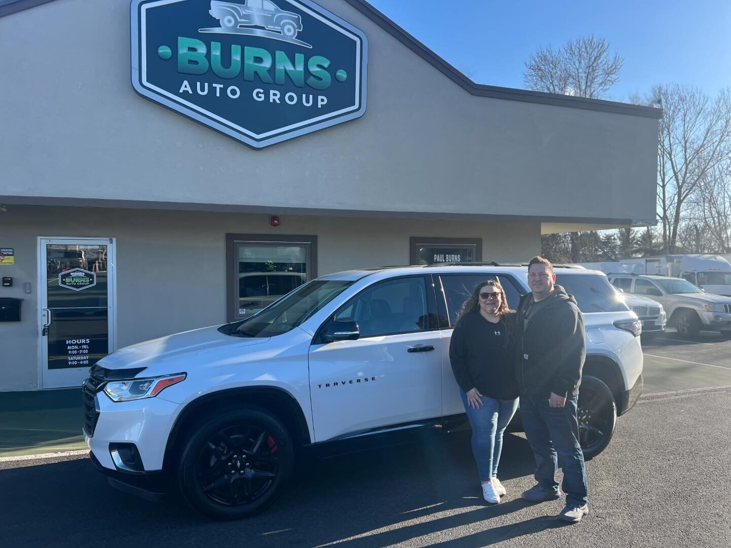 Congrats to Jonathan and Dawn on their 2019 Chevy Traverse Premier! It was a pleasure to work with you both. Thank you for the business. Enjoy the car 😎
