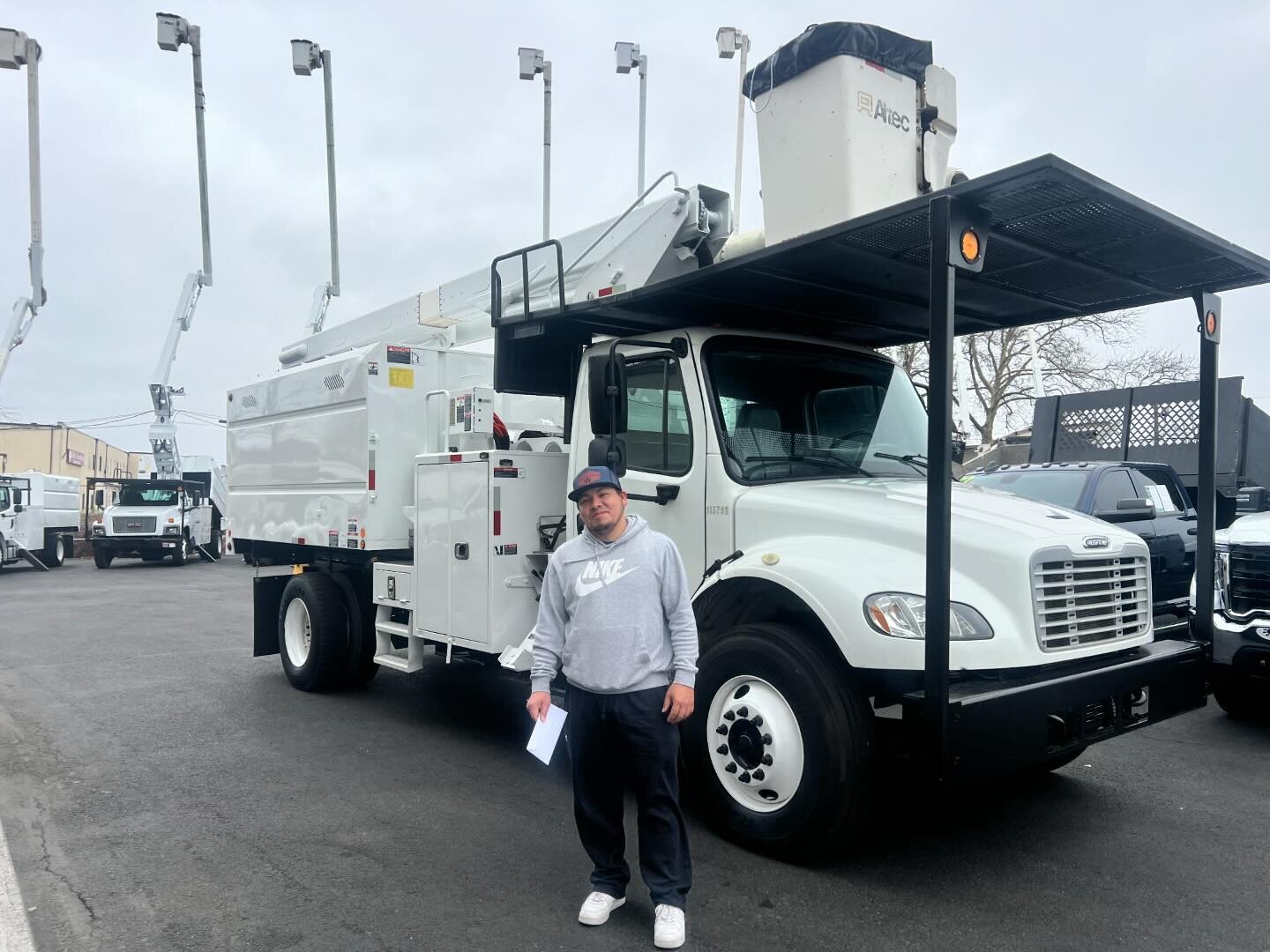 Congrats to Samuel from Master Tree Service out of New York on the 2015 Freightliner Bucket Truck! We appreciate your business, time to go remove some trees