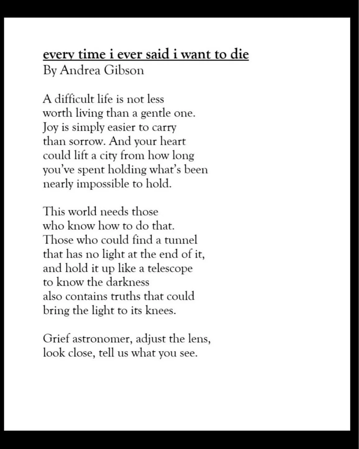 A small collection of quotes, poetry, and beautiful reminders. Inspired by the gift that was @andreagibson ✨

#poetry #inspiration #spirituality #healing #reiki #eneryhealing