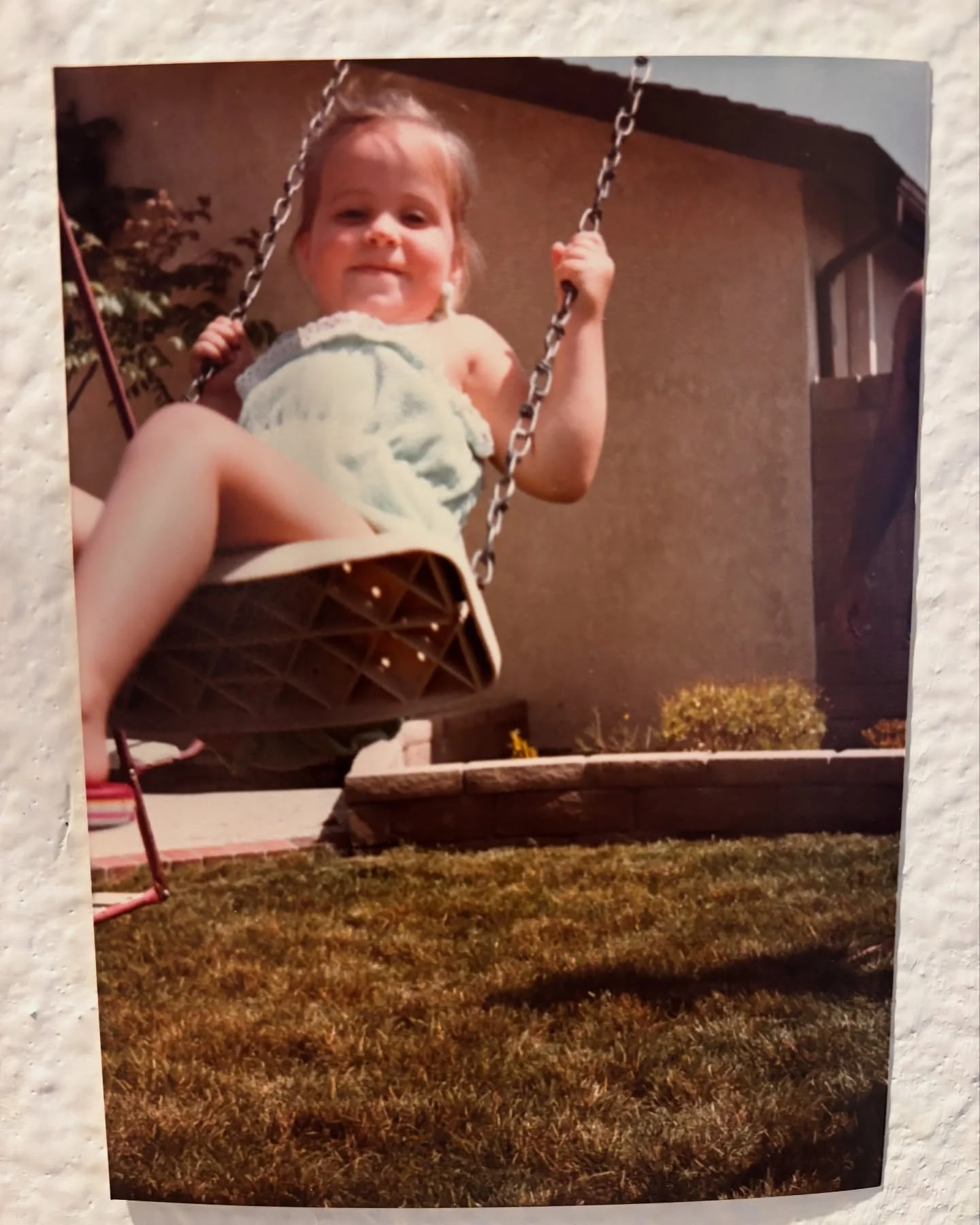 I spend a lot of time thinking about where I want to be in the next few years. What I want my life and business to look like and I often refer to my higher self to help me with that vision. Then yesterday, I came across this photo of mini Jen and rea