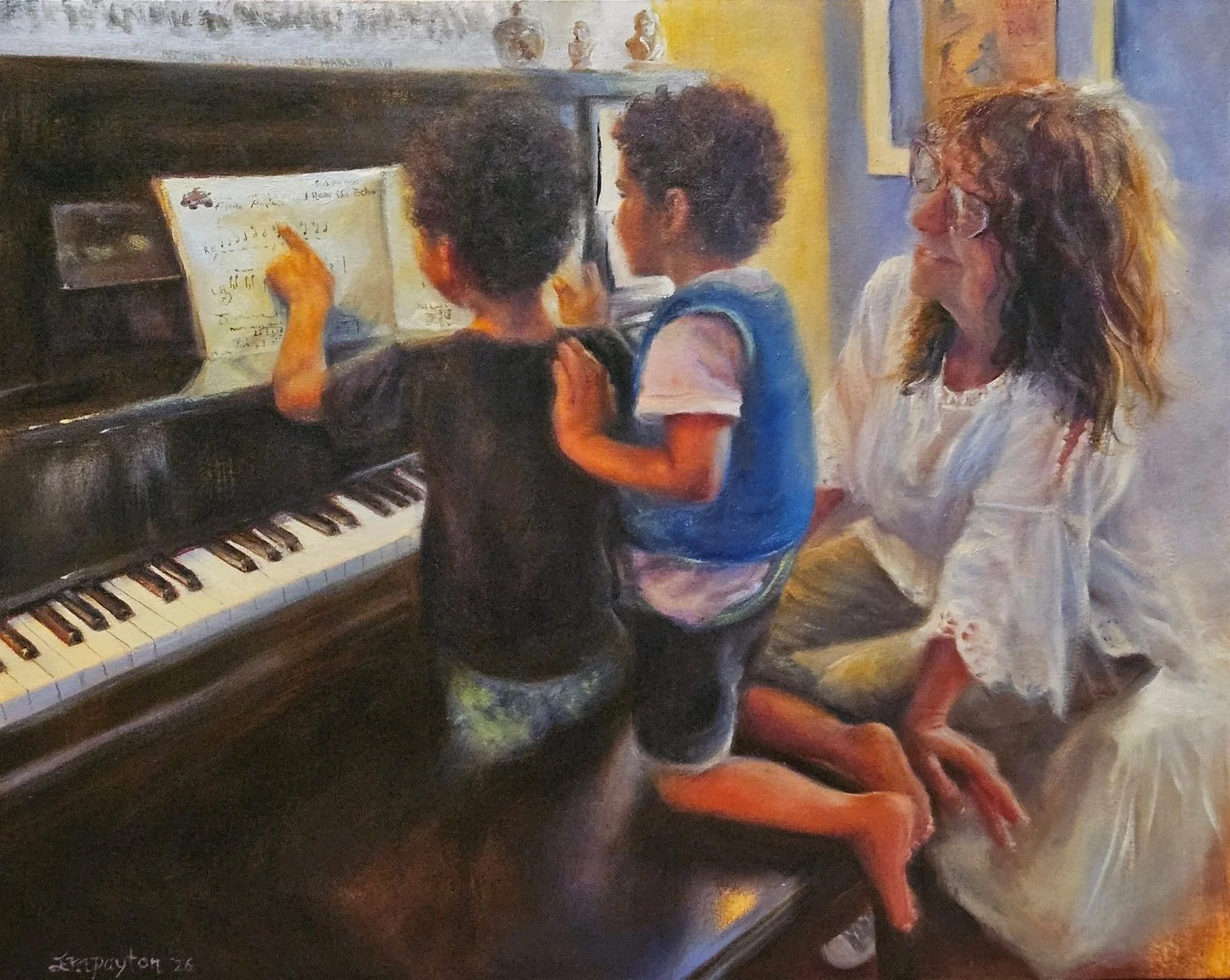 The Lesson
16"x20"
Oil on paper over aluminum
Available