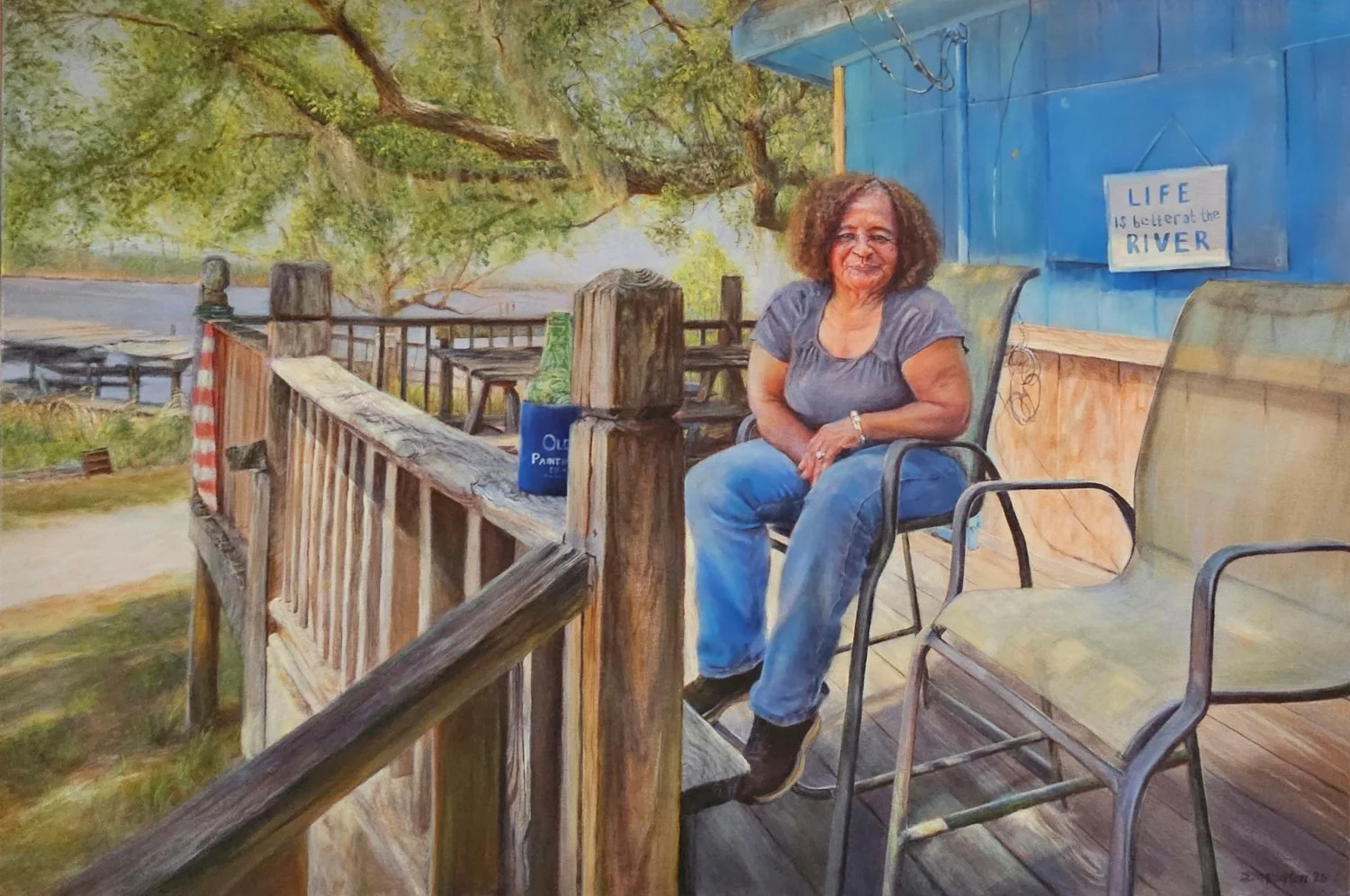 Ms. Pie's Delta
24"x36"
Acrylic on Canvas
Available