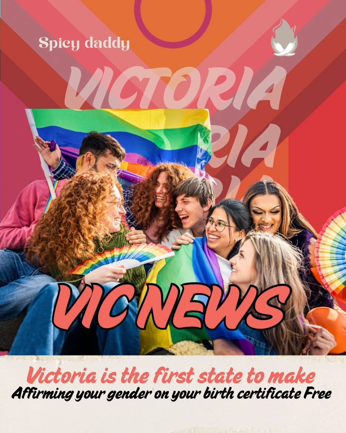 Huge win for inclusion Victoria just made history - and it&rsquo;s the kind of history that actually matters.
For the first time in Australia, affirming your identity in Victoria is now completely free.

Trans and gender diverse Victorians no longer 