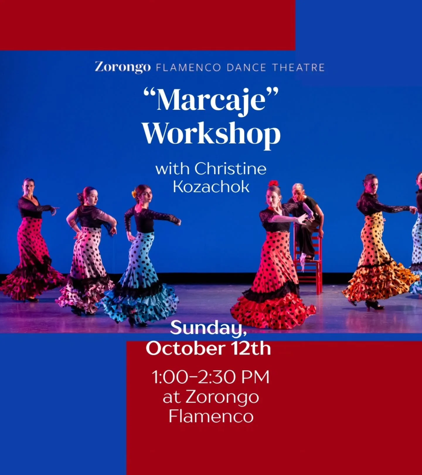 Join us for our Marcaje Workshop and learn how to connect with the comp&aacute;s.

📲 Register now through our website&mdash;don&rsquo;t miss this opportunity! 

https://zorongo.org/registration 

We can&rsquo;t wait to dance with you 💃 

📸 Photo: 