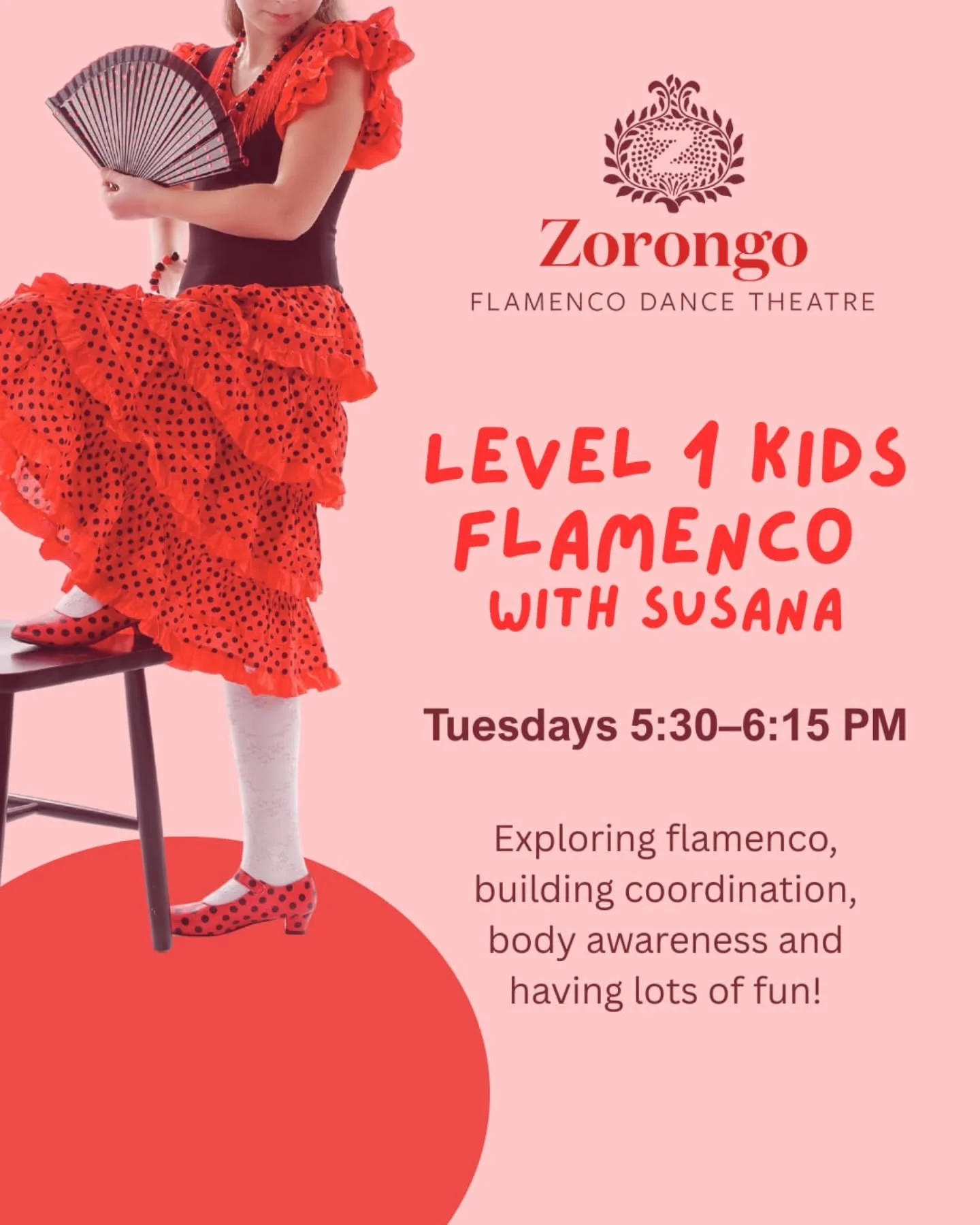 ✨ Little feet, big rhythm! Where confidence, culture, and creativity begin.✨
Register now for our next Level 1 Kids Session on our website: www.zorongo.org/registration 

Please contact us at zorongoflamenco@gmail.com if you have questions about our 