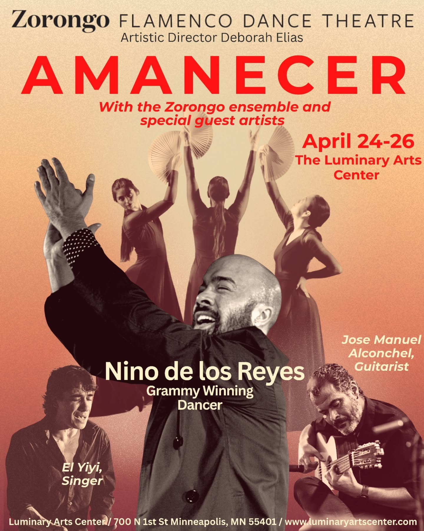 It&rsquo;s official! AMANECER is here.
A blazing celebration of flamenco, fierce, powerful, and deeply moving.

Gather your friends and grab your tickets today! https://my.luminaryartscenter.com/3177