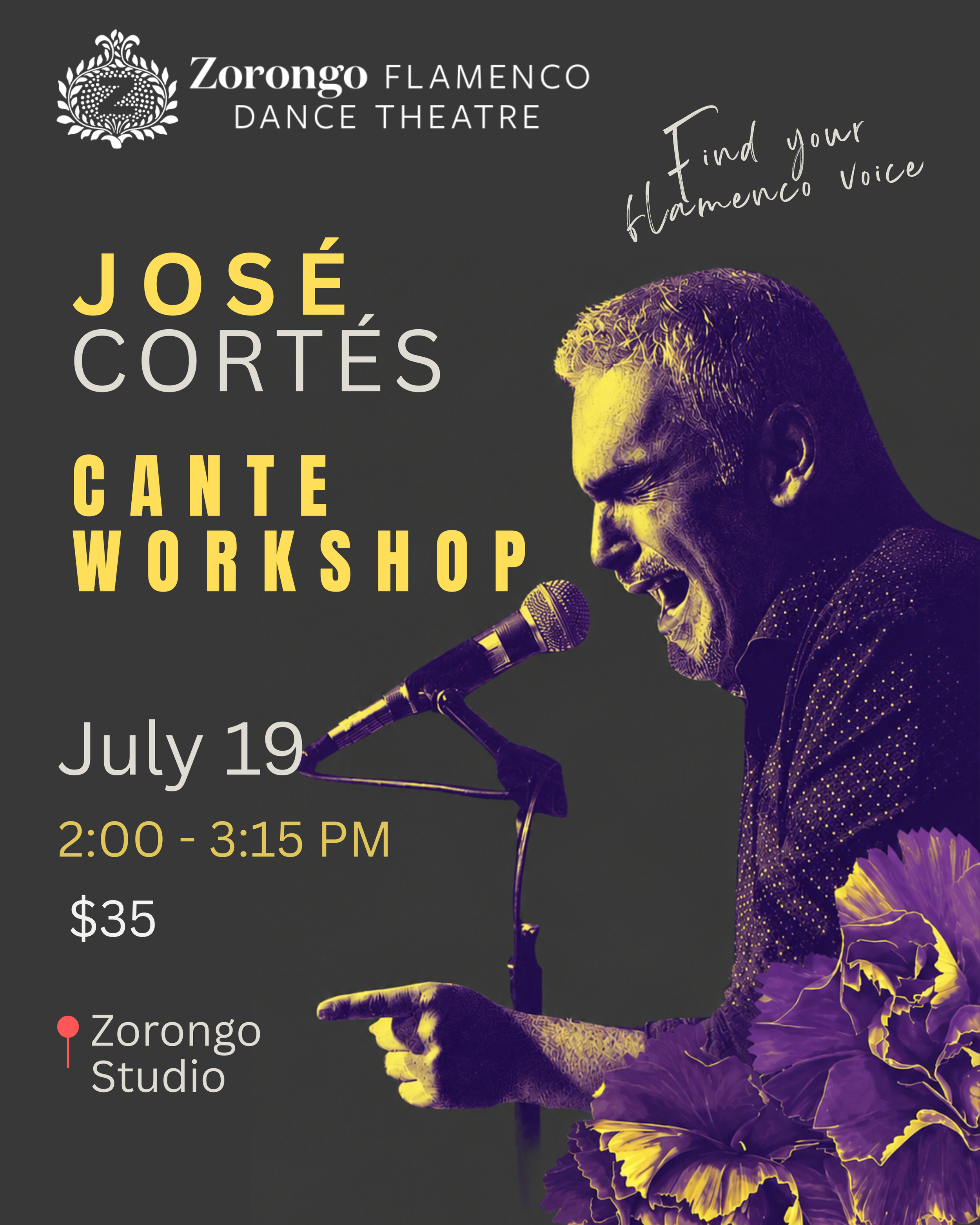 Cante Workshop with José Cortés