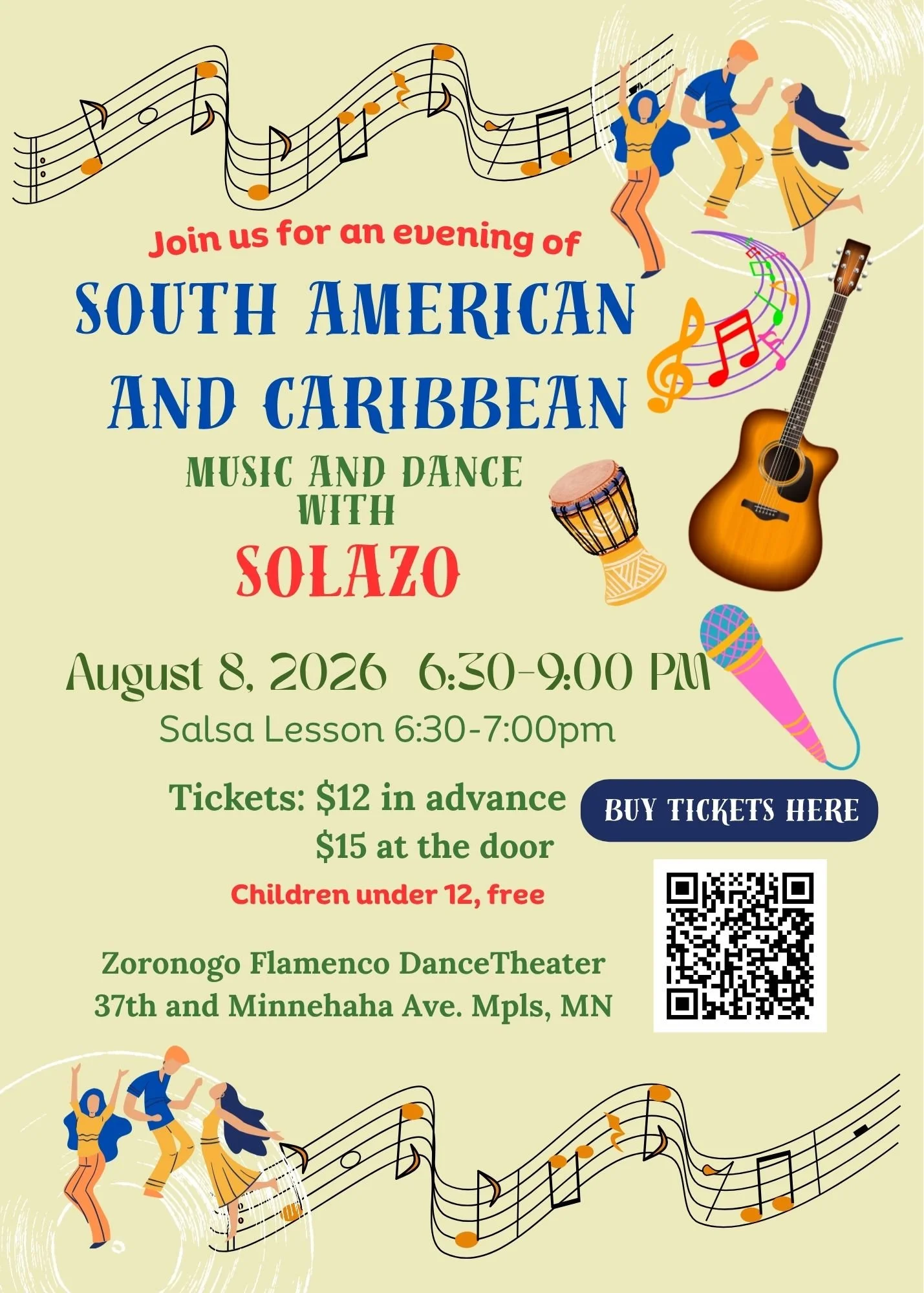 Solazo Concert & Salsa Dance Lesson