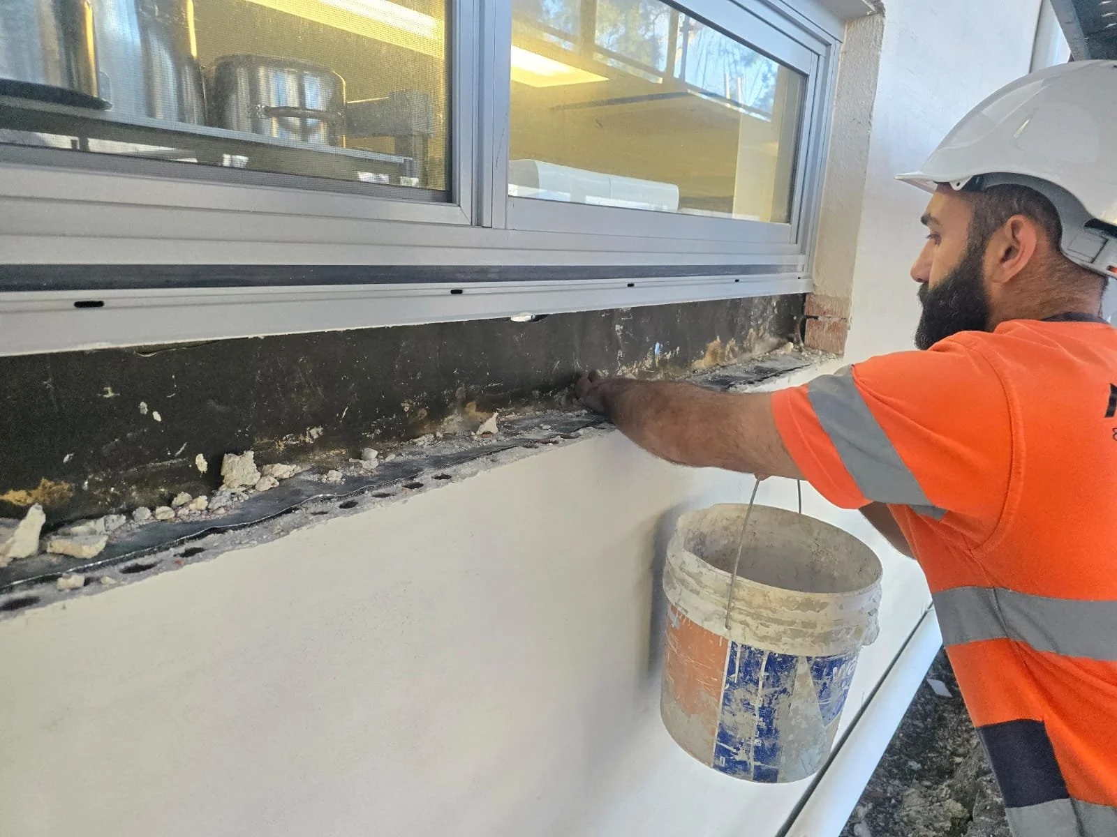 Cavity flashing repair