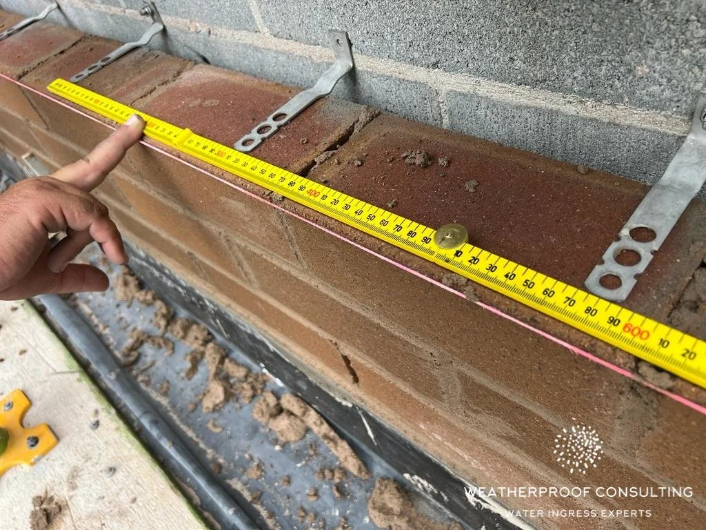 Cavity flashing borescope inspection