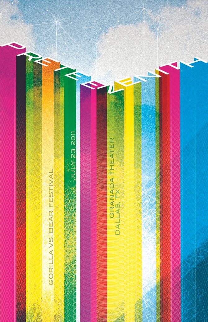 Show Poster for the band Preteen Zenith