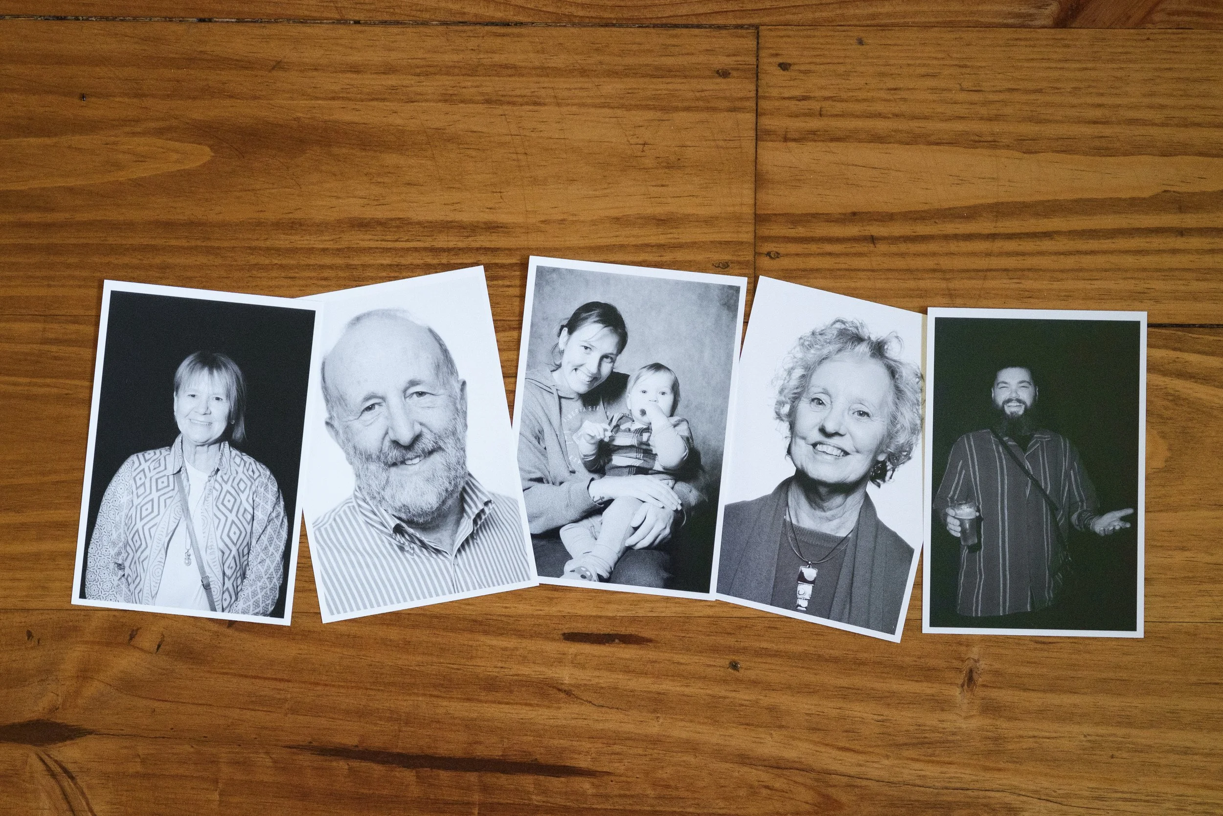Printed studio portraits at events, South-West Victoria & Beyond.
