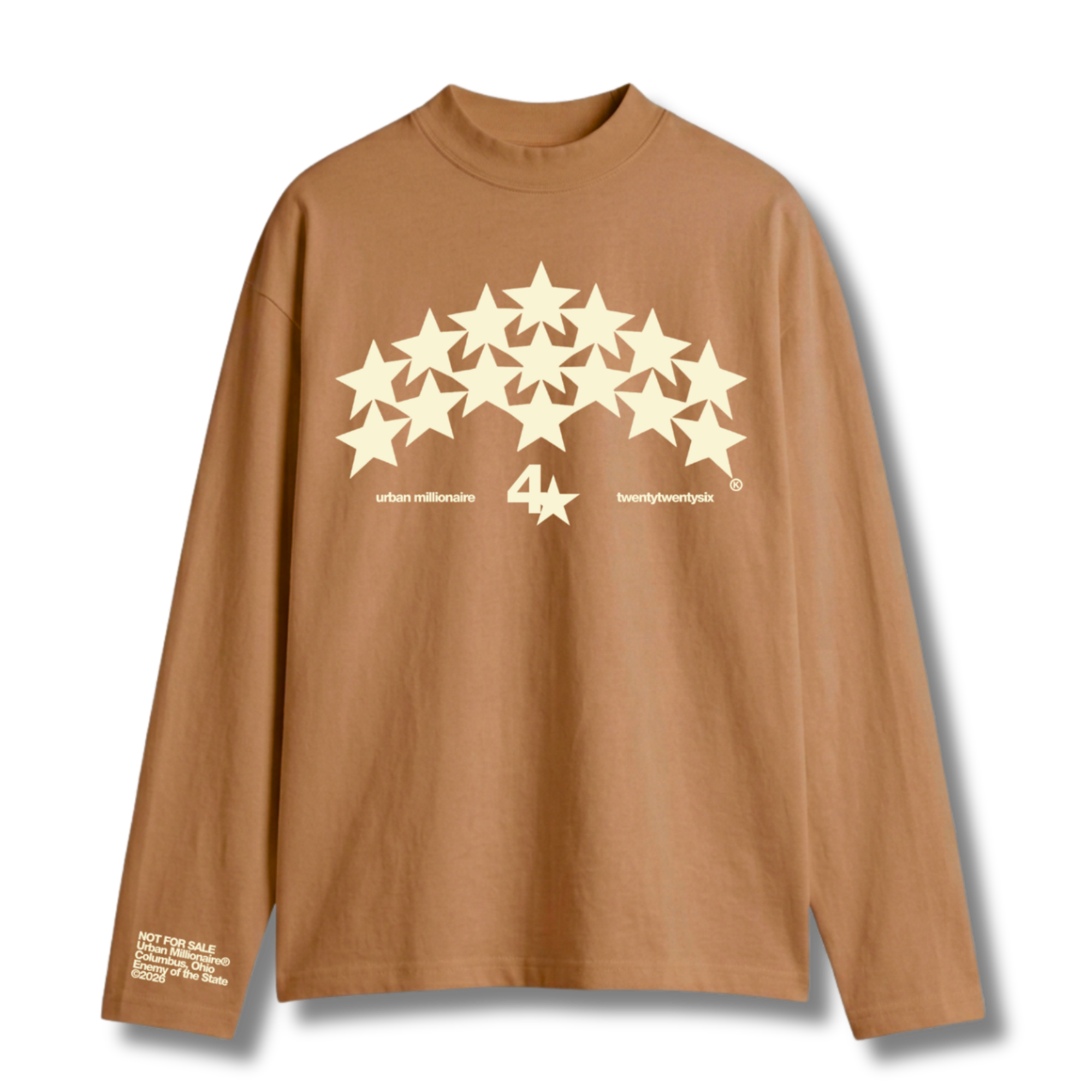 WITNESS STATEMENT LONG SLEEVE TEE [MOCHA]