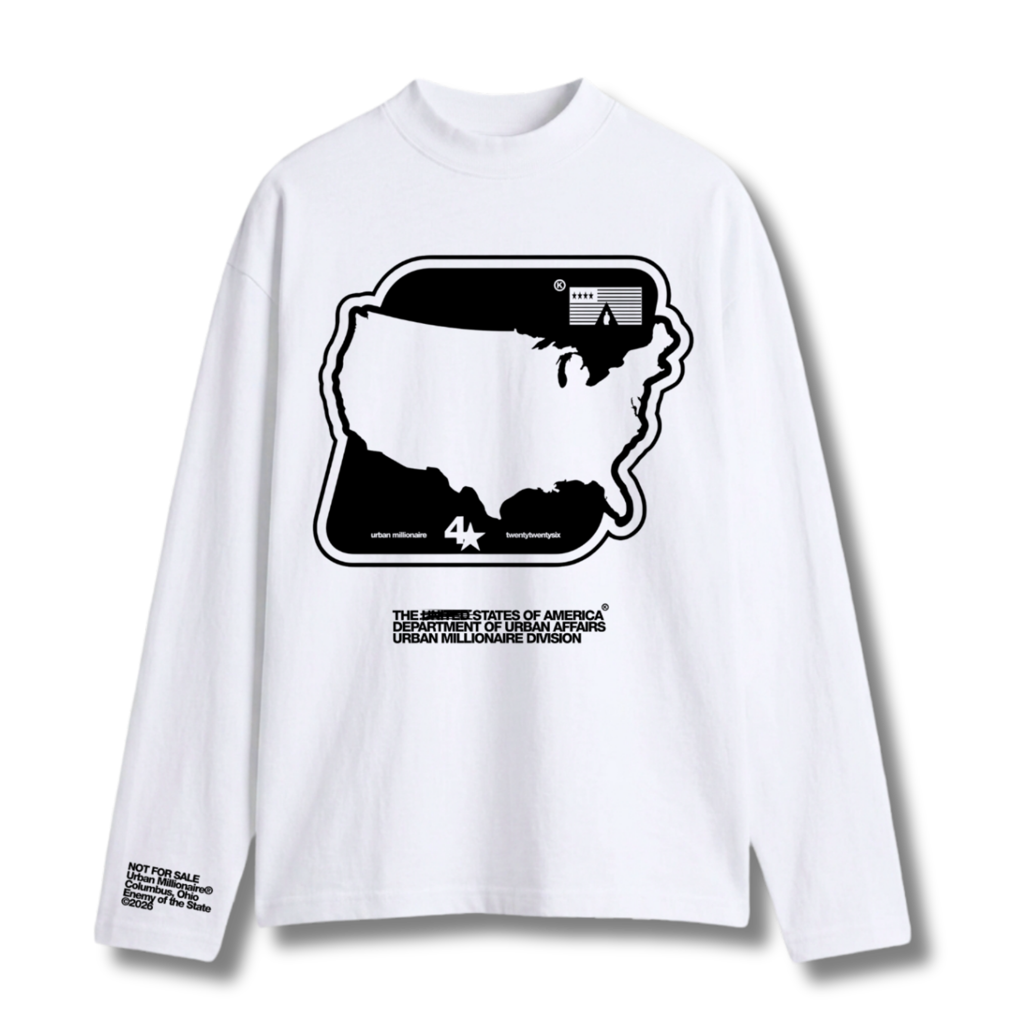 STATE PROPERTY LONG SLEEVE TEE [COCAINE WHITE]