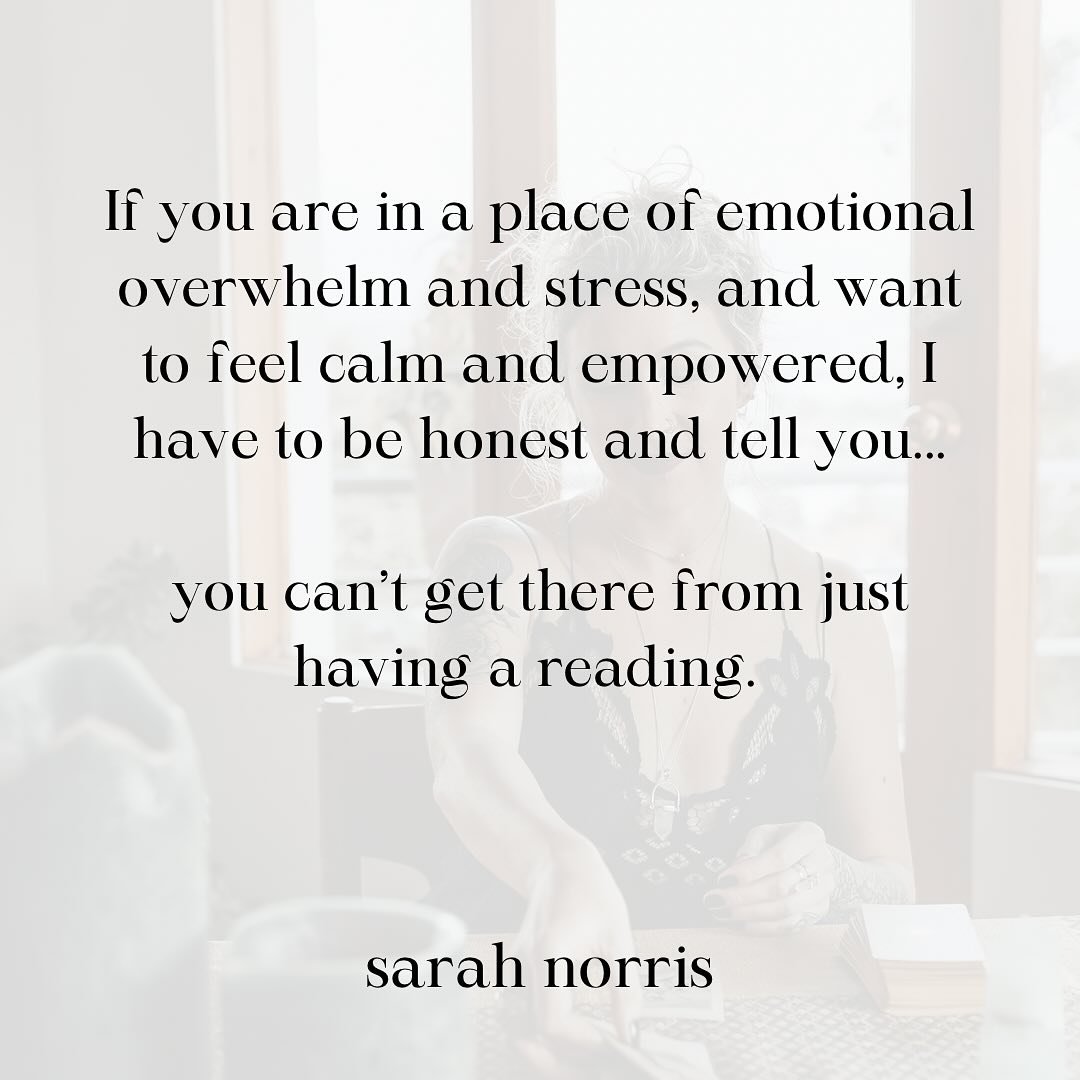 The issue is not you. 
It&rsquo;s not the reading.
You could be on the receiving end of the most inspiring, useful and uplifting reading and still lose that feeling of empowerment a week later.

This is why I&rsquo;ve created this new service! 

This