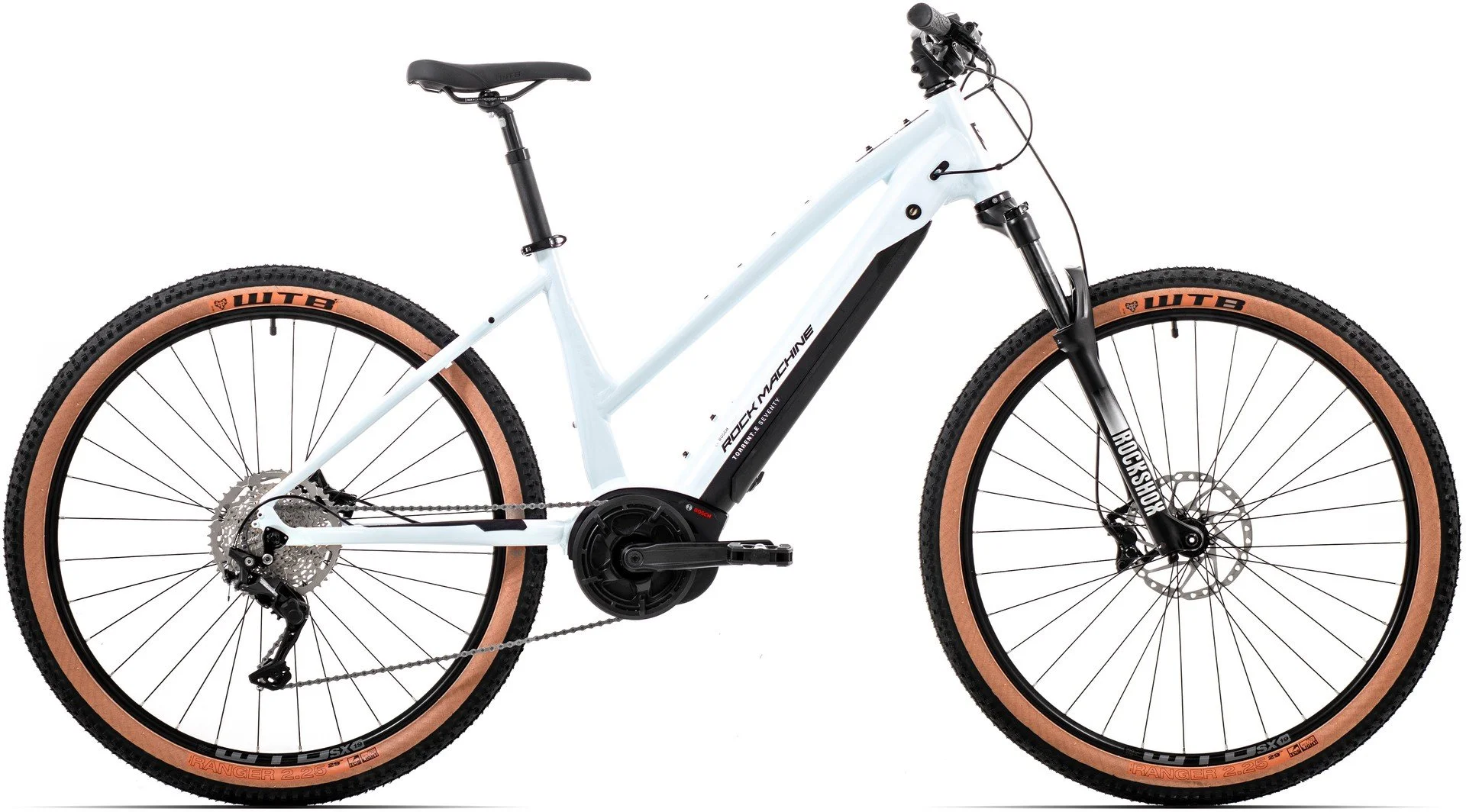 Easy entry ebike, hardtail