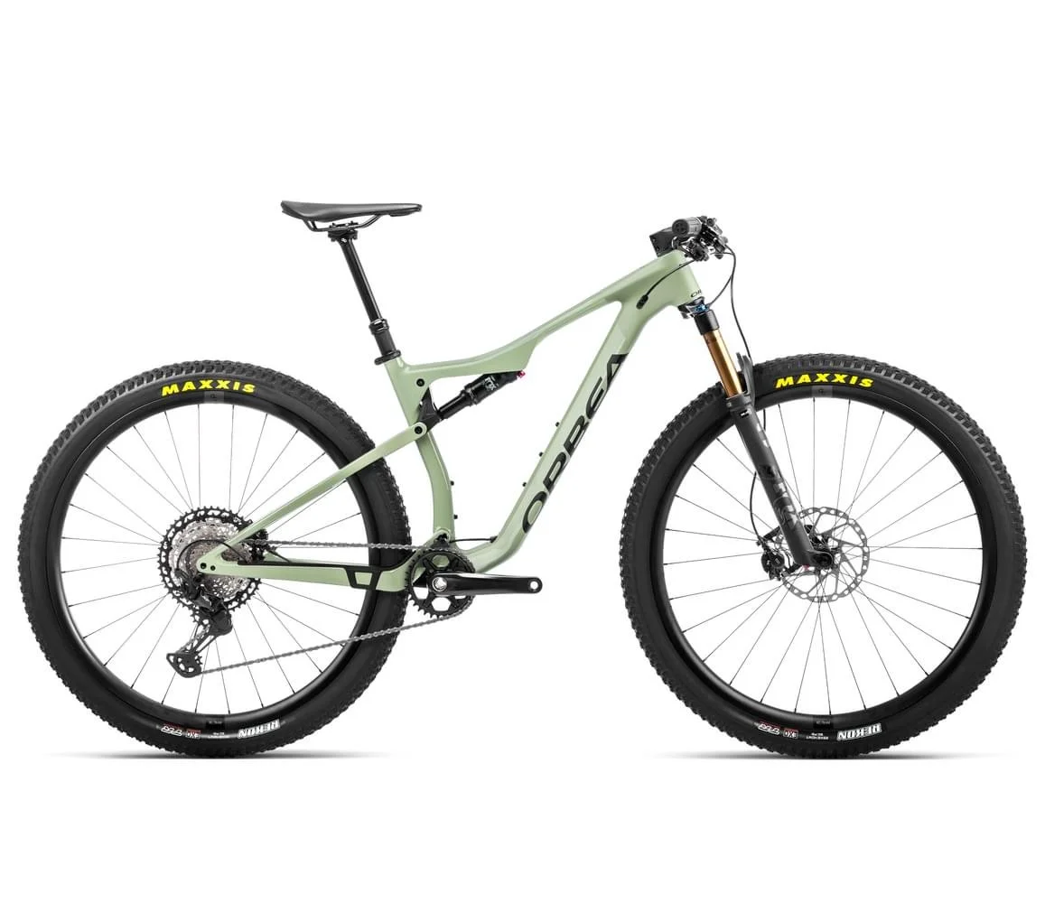 goblin green full suspension mtb, oiz