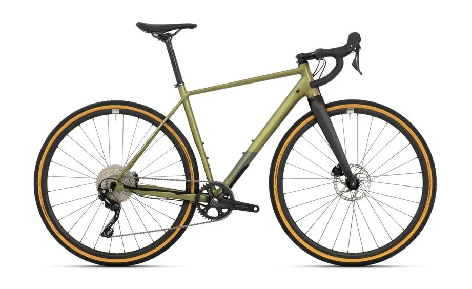 olive green gravel bicycle