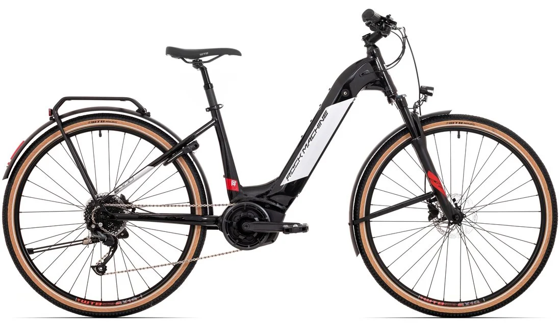 black electric bicycle, Rock Machine