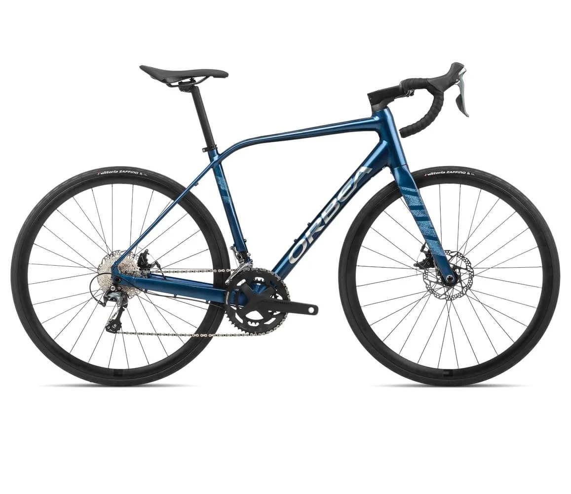Blue orbea roadbike