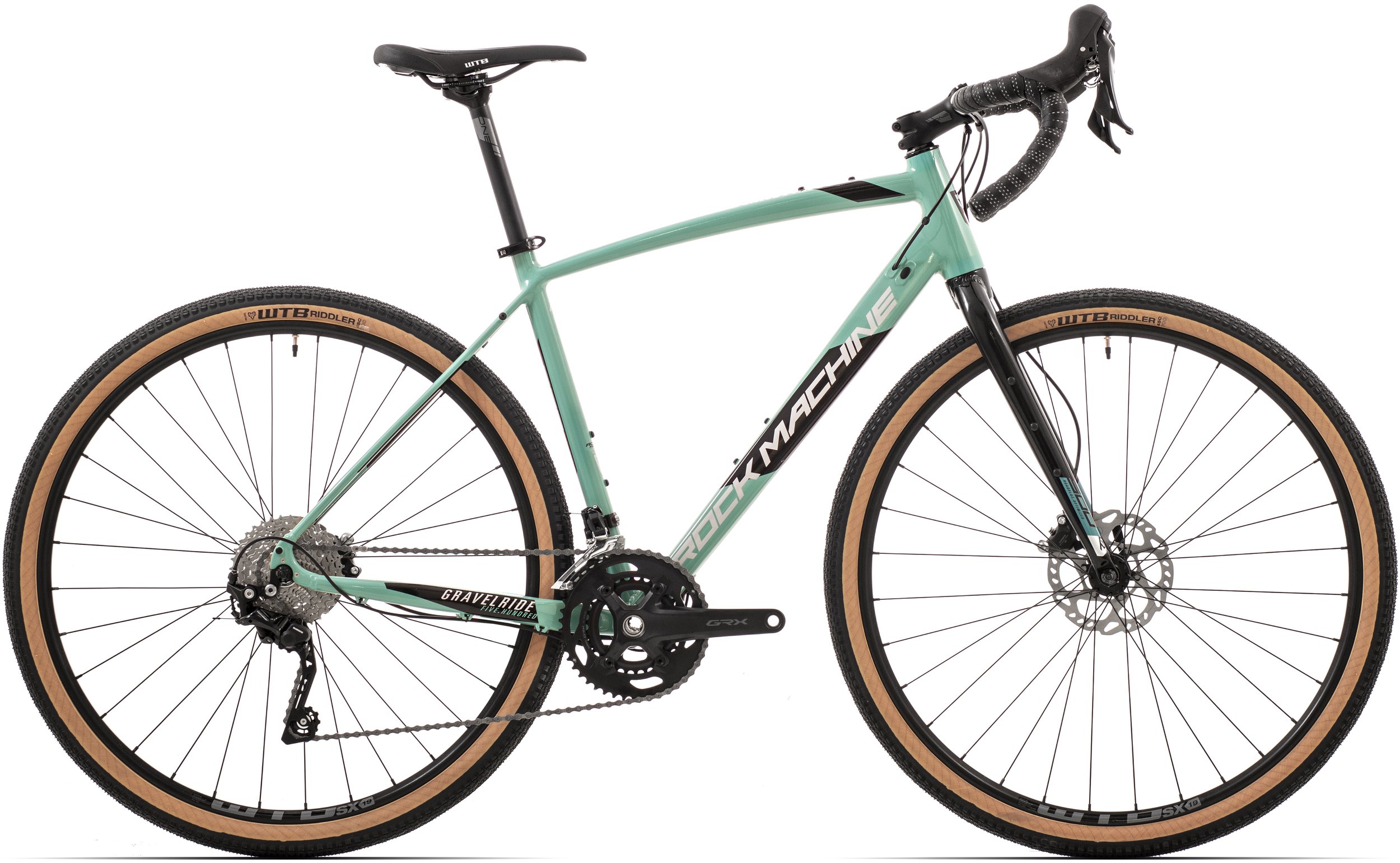 Gravelride bicycle, light green