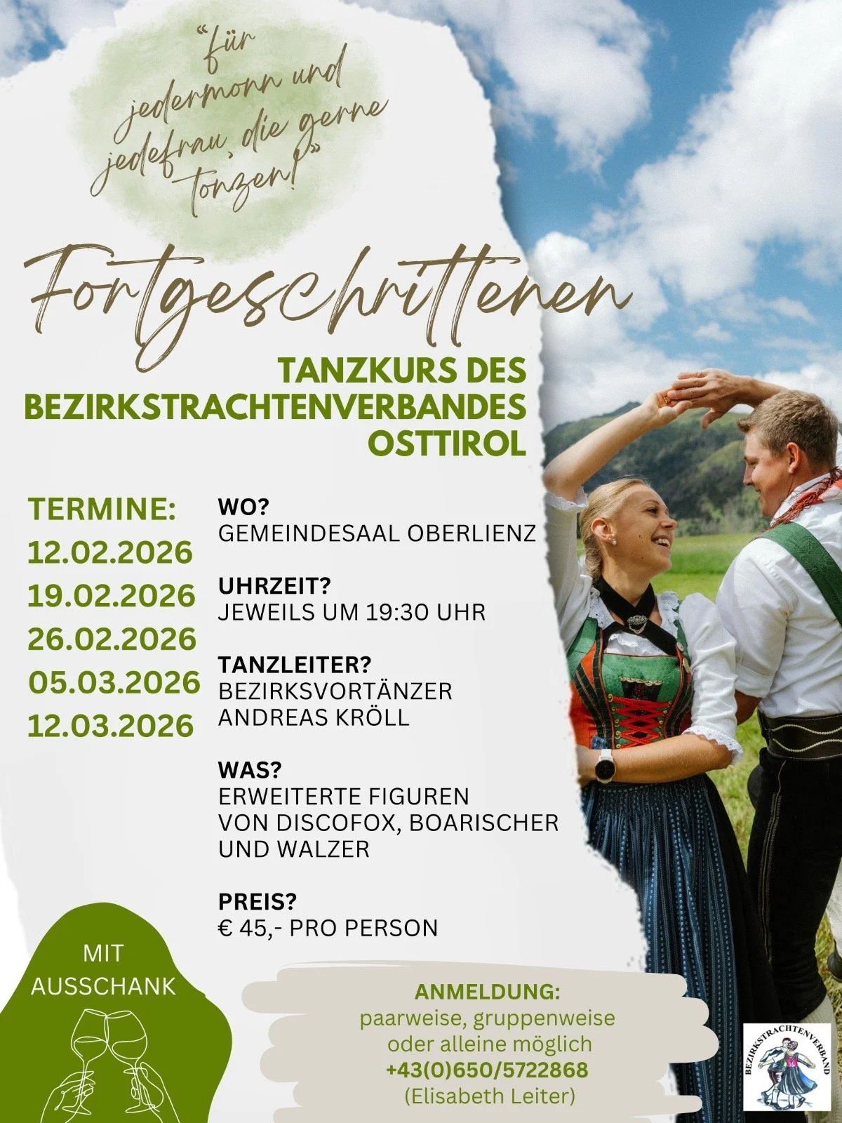 Tanzkurs für Fortgeschrittene 