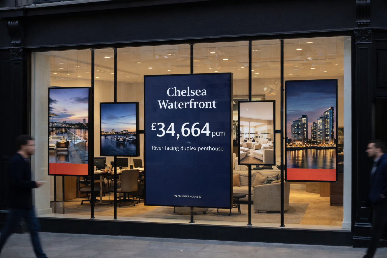 What’s Next for Estate Agency Windows? The Future of Digital Signage Explained