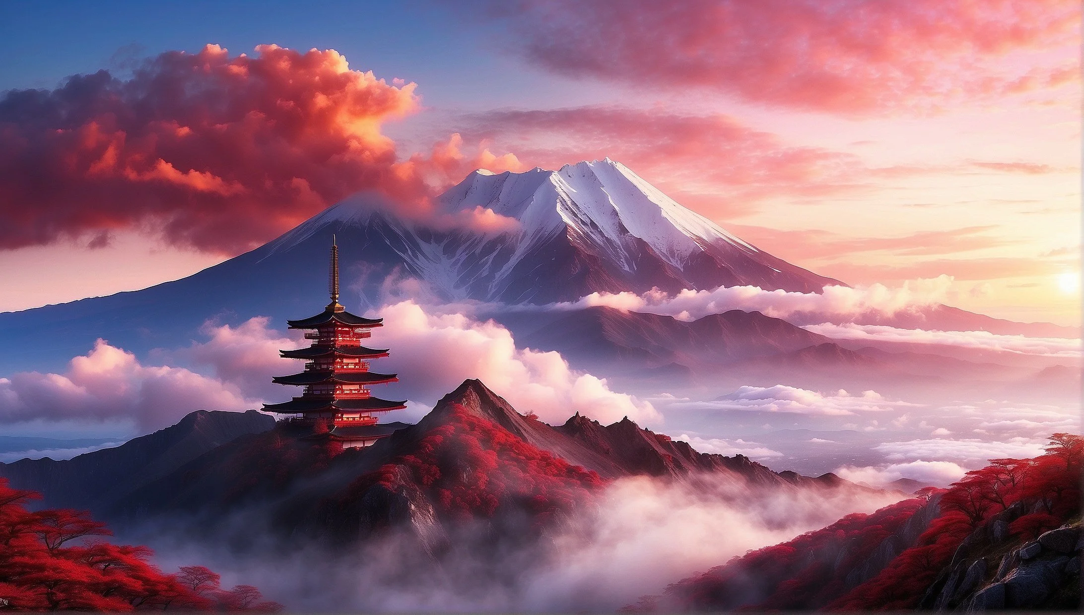 Serenity's Symphony over Mount Fuji