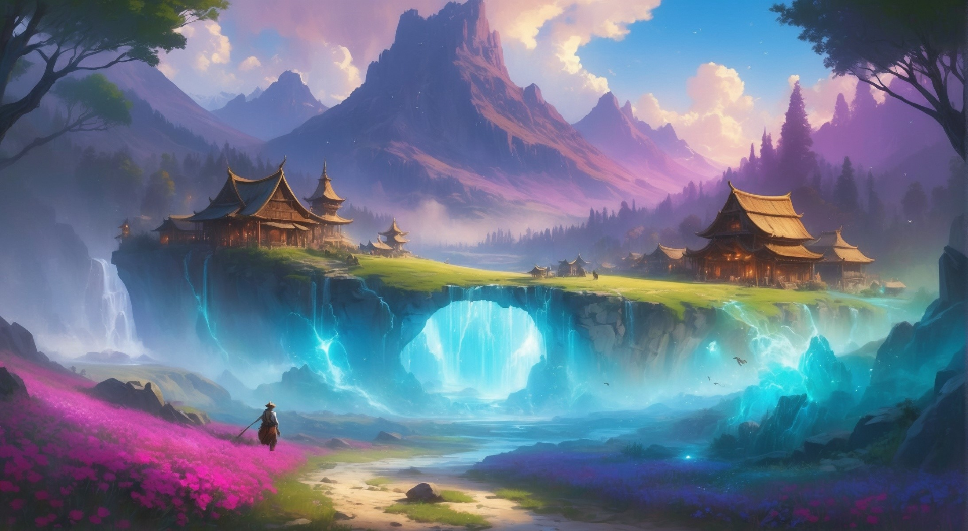 Celestial Cascade Bazaar