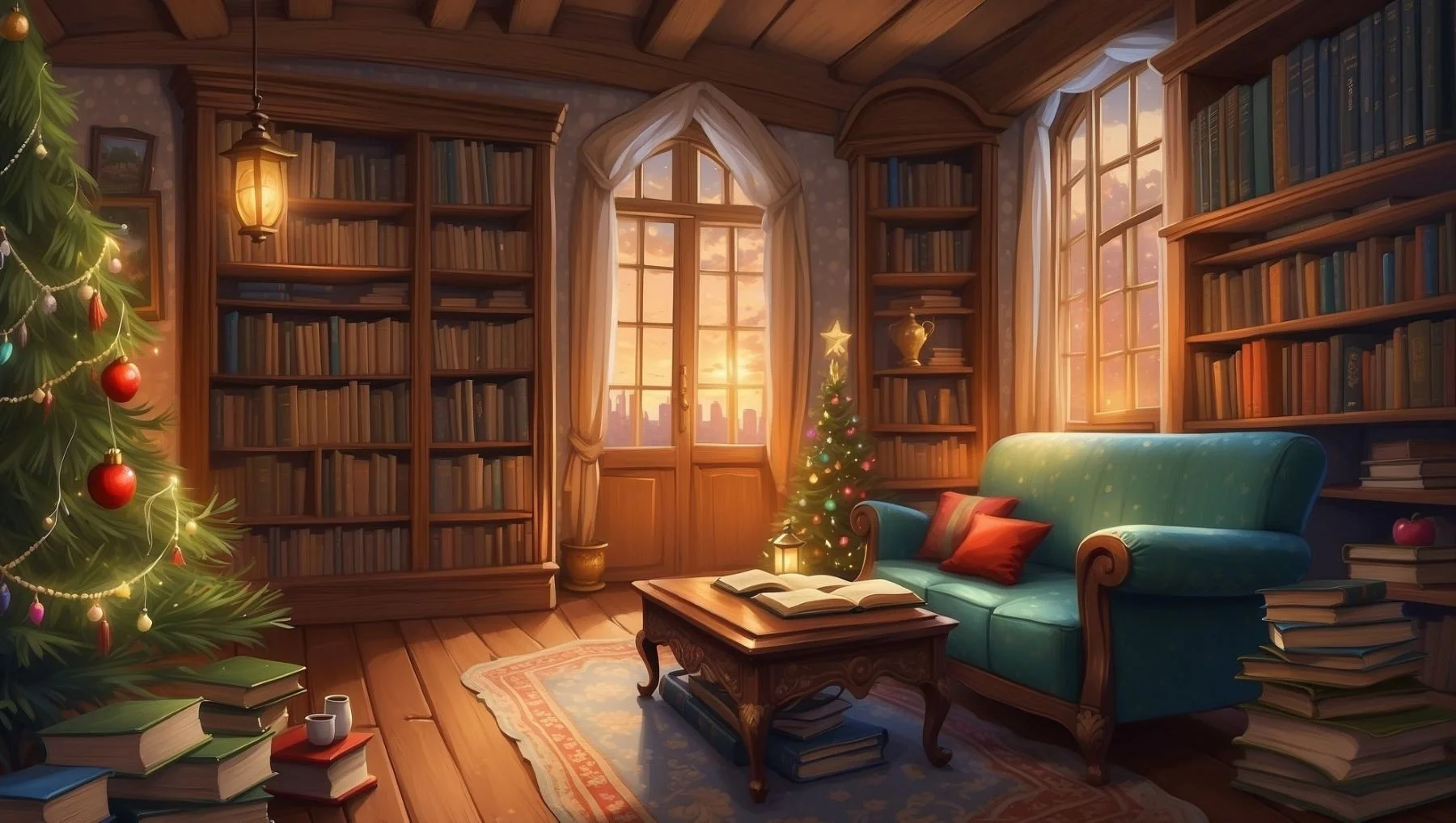 Yuletide Book Nook
