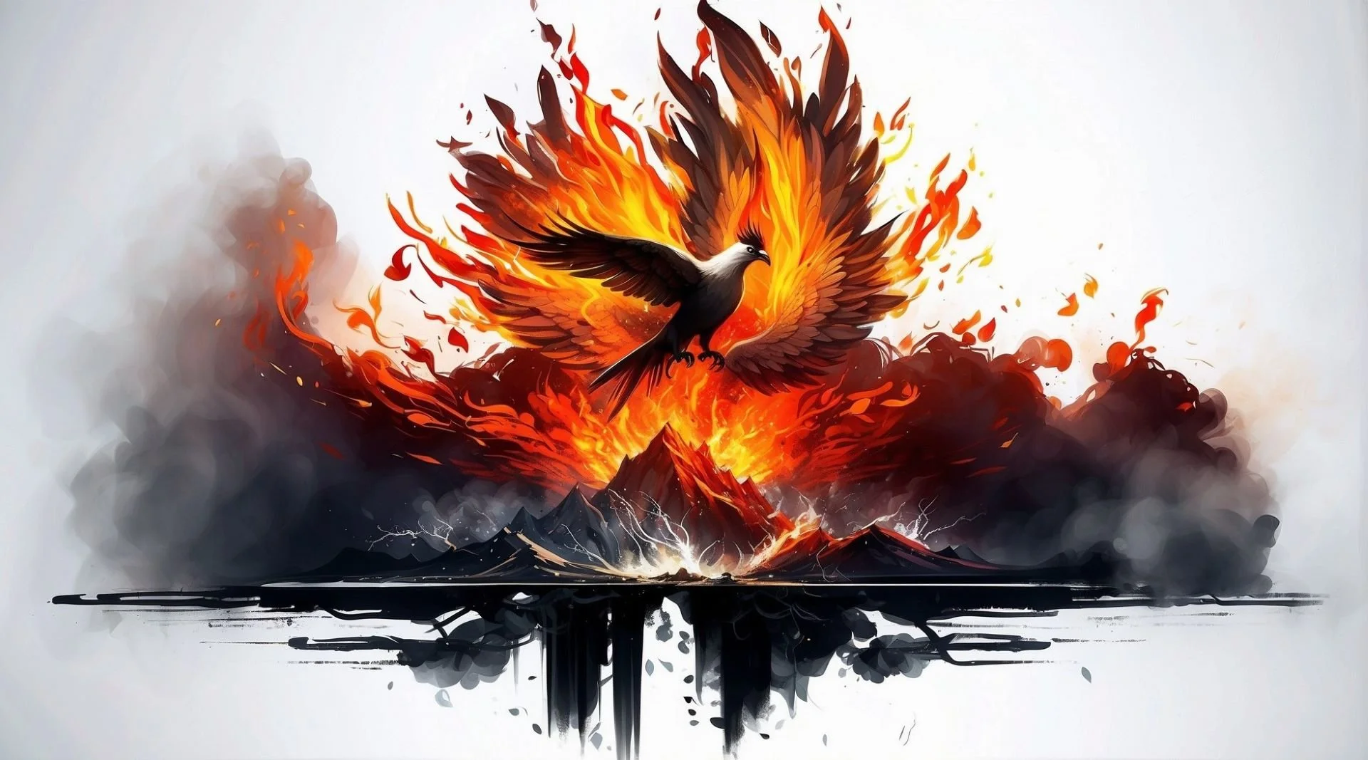 Phoenix's Perch Ablaze: A Spectacle of Rebirth