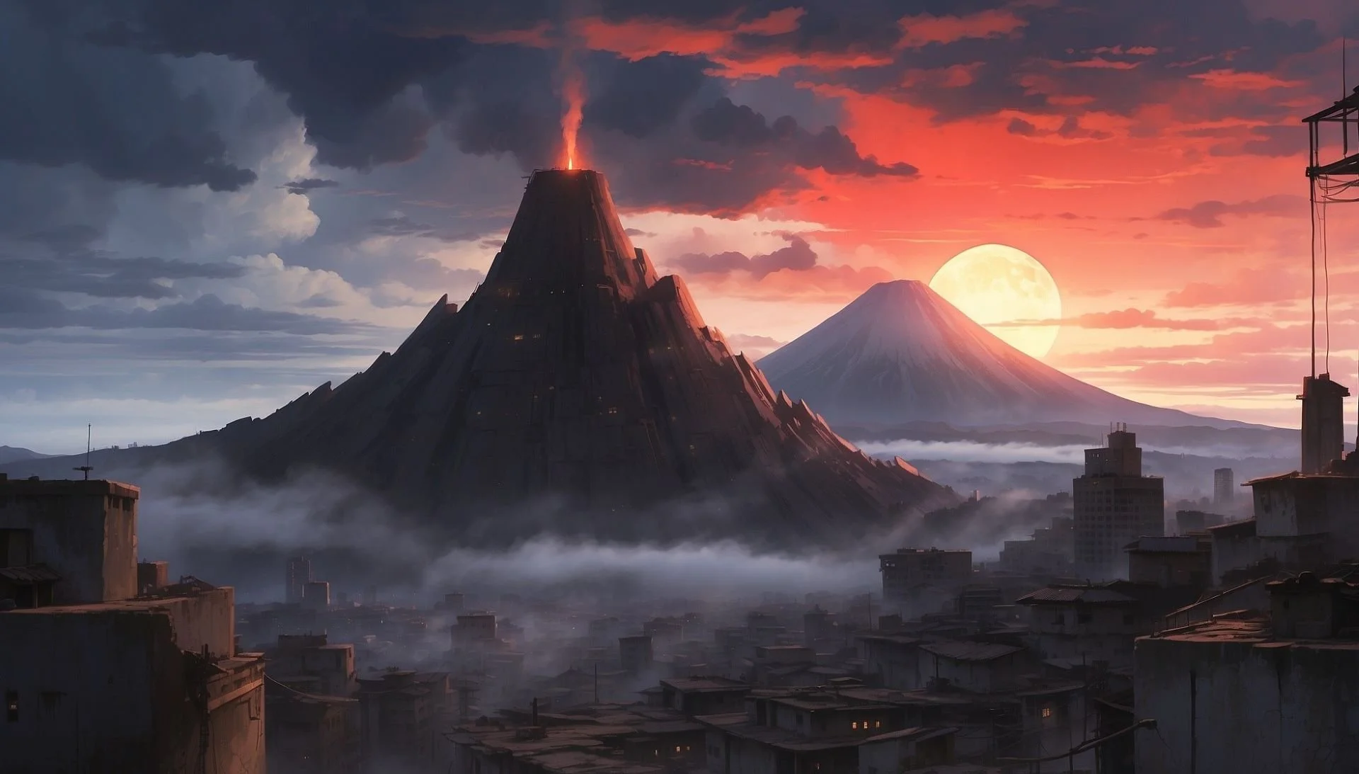 Dystopian Dawn: The Rise of the Red Mountain