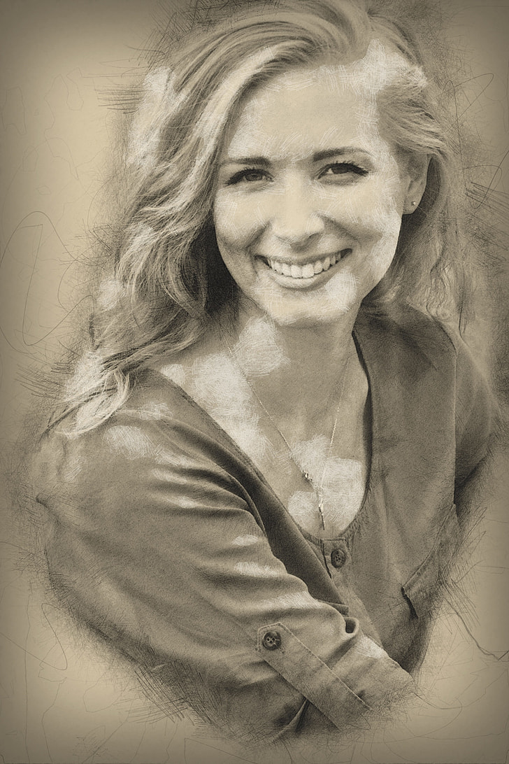 Expressive Portraits with Pencil Drawing