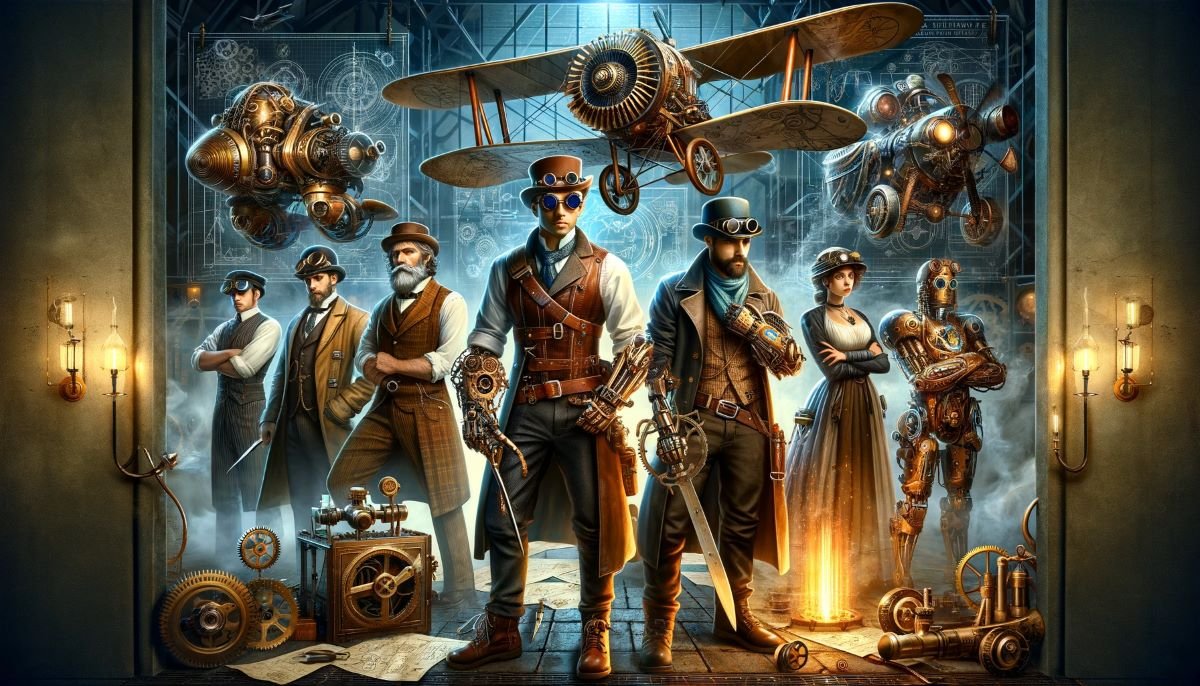 Iconic Steampunk Fantasy Characters: Gears of Imagination 7 Iconic Steampunk Fantasy Characters: Gears of Imagination