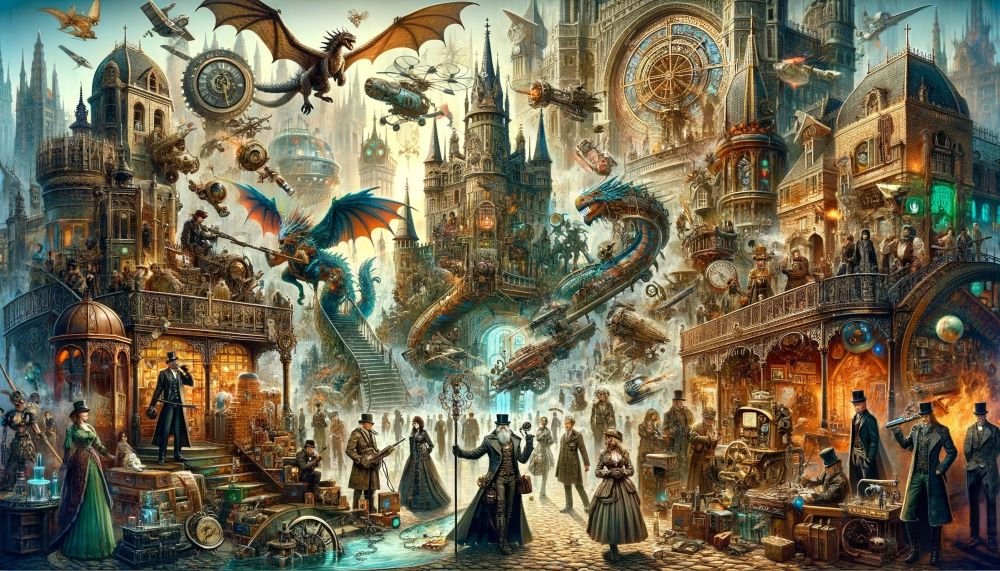 Cross-Genre Exploration in Steampunk: A Fusion of Worlds