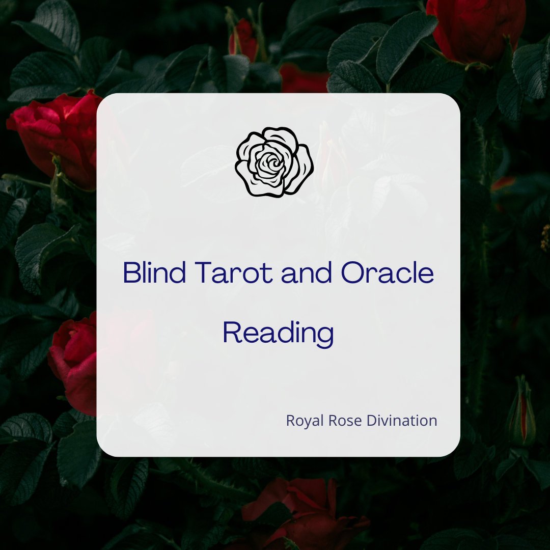 Blind Tarot and Oracle Reading