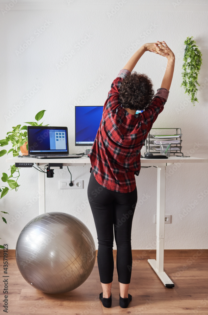The benefits of standing desks