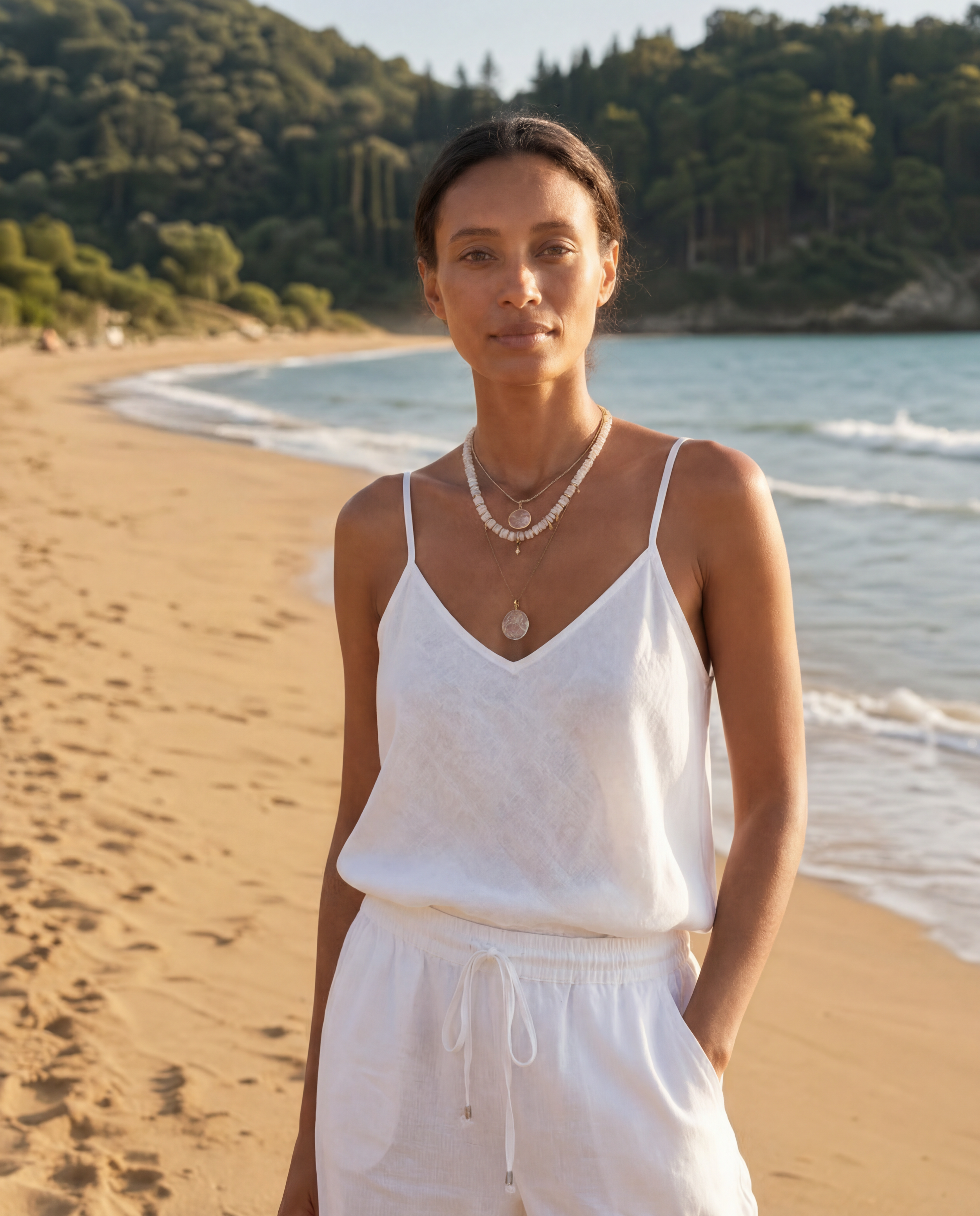 "Born Leader" Rutilated Quartz and Diamond Star Necklace