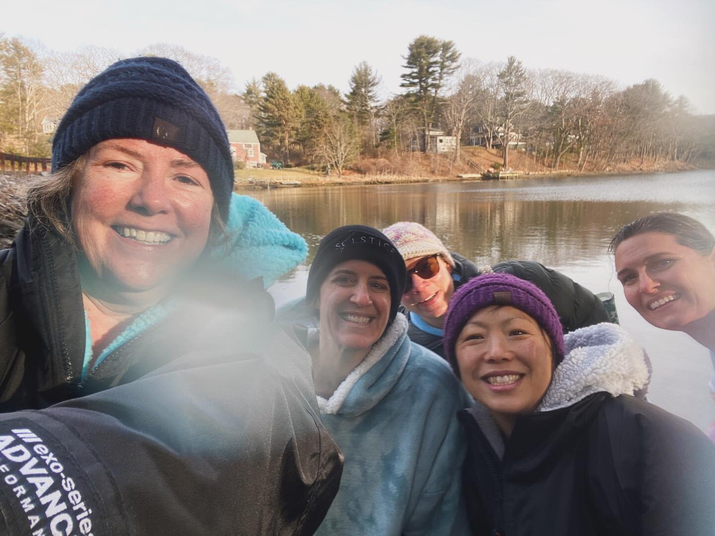 Met some new dipping friends today! Thanks for inviting me along. @bluefernforestbathing is dipping today for @finding.our.voices - thanks to @dipdowntoriseup too for making us aware of this Maine organization that is bringing voice through action to