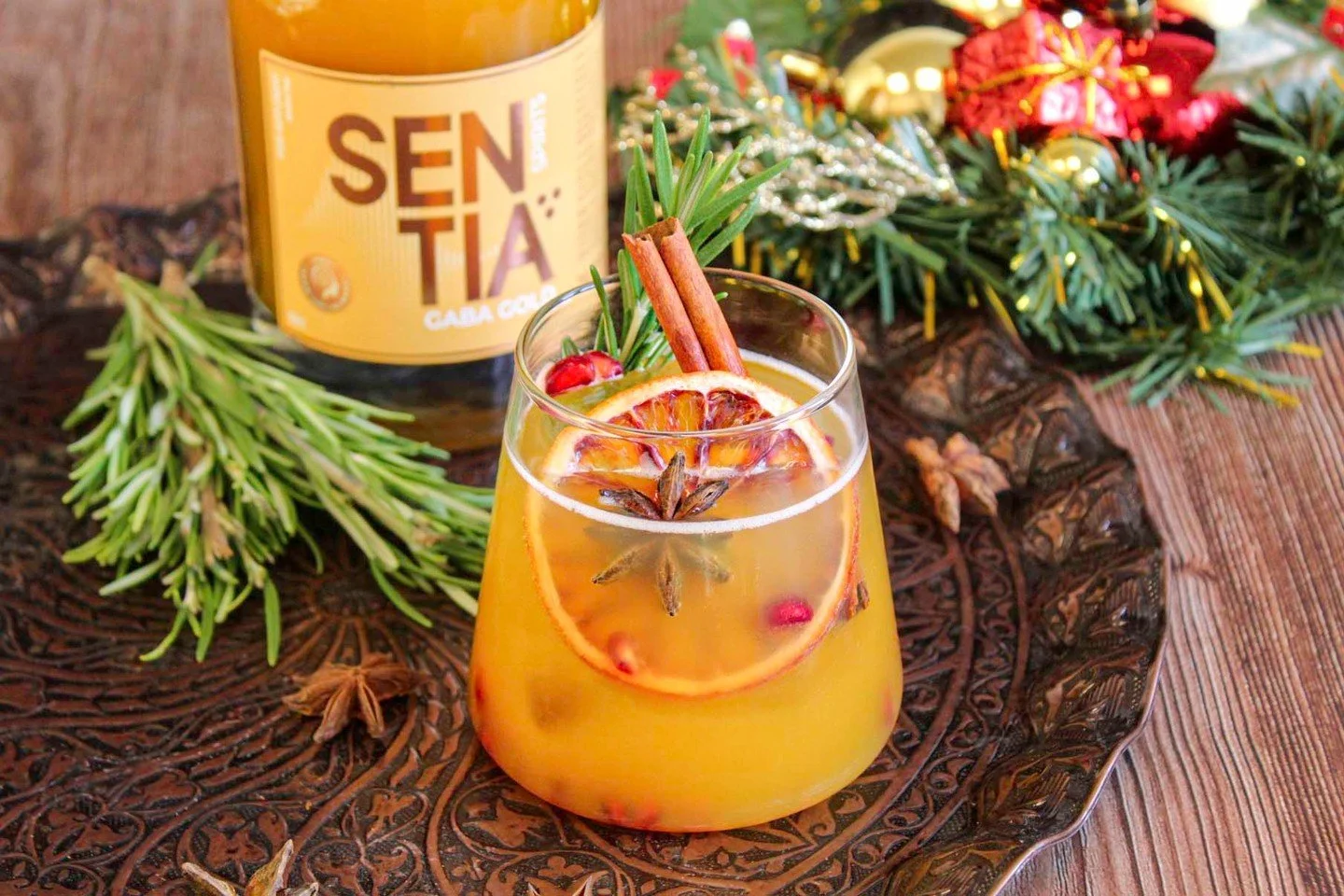 Who else is feeling the Christmas spirit? ❄️

With last week&rsquo;s snow, it&rsquo;s officially @sentiaspirits mocktail season ✨

Ingredients:
50ml GABA Gold
12.5ml Ginger Syrup
25ml Orange Juice
12.5ml Lemon Juice

Add all the ingredients to a cock