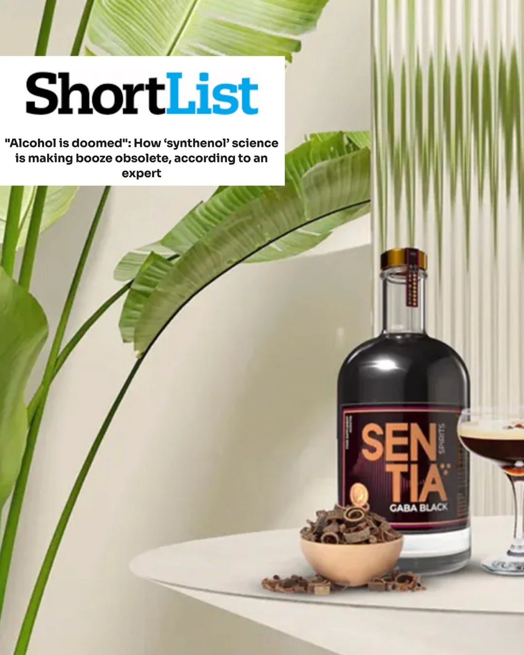 &ldquo;Alcohol is doomed,&rdquo; says Prof. David Nutt, Co-Founder of @sentiaspirits. 🍸✨

We&rsquo;re talking all the chill, chat, and relaxation of a drink, without the hangovers, harm, or outdated toxins.

The future of social drinking? It&rsquo;s