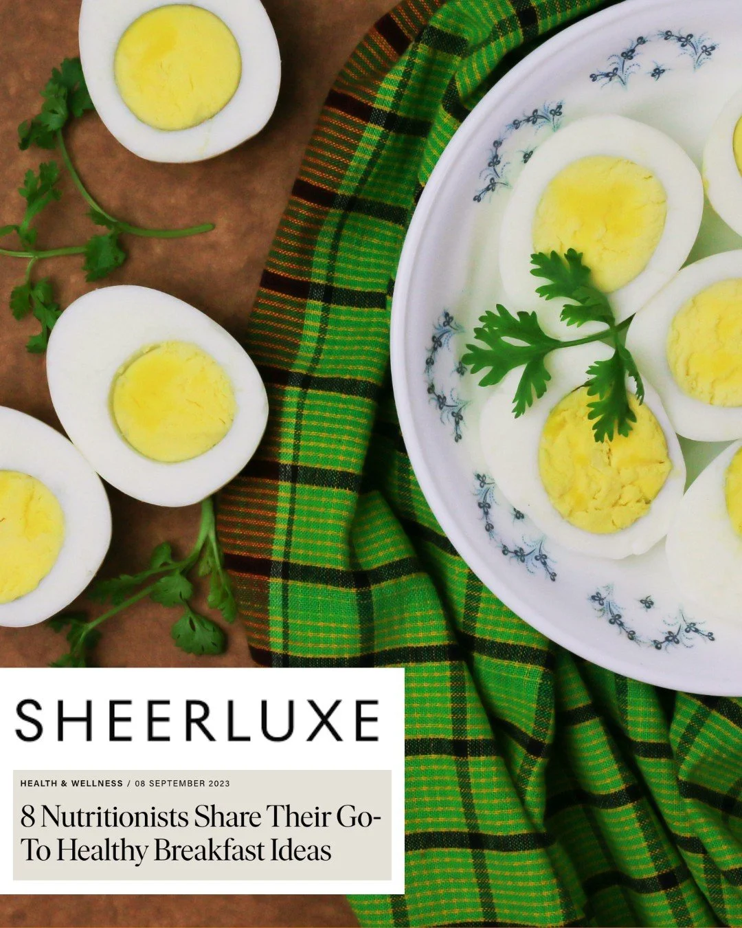 @kate.holistic.health , nutritionist at @nutritiongeeks, shares her go-to healthy breakfast ideas with @sheerluxe 🍳