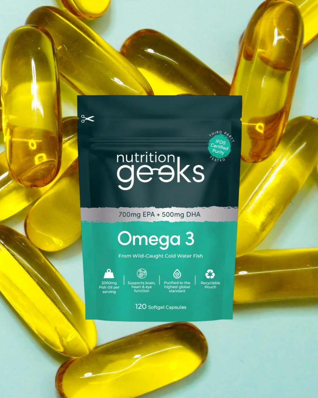 There's a new kid in town @nutritiongeeks 🐟 

#omega3 #nutritiongeeks