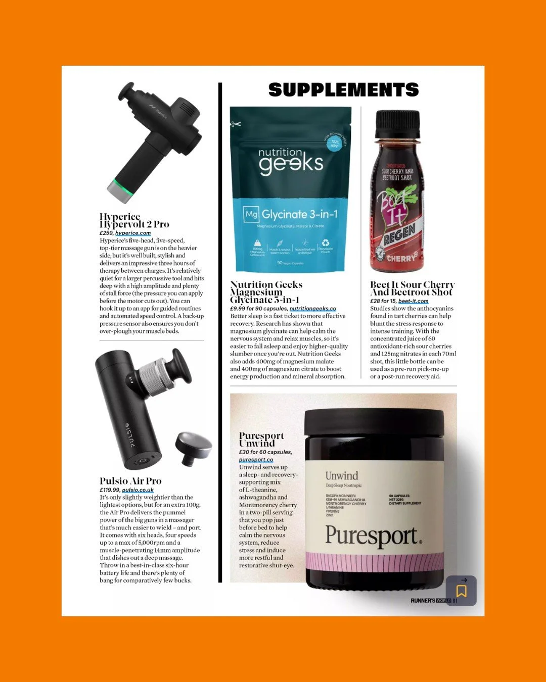 Spotted @nutritiongeeks Magnesium in the April issue of @menshealthmag 💪

#magnesium