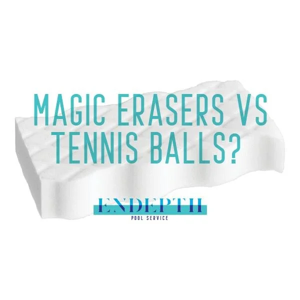 Magic Erasers VS Tennis Balls In Skimmer Baskets? 🎾

Lots of talk about putting magic erasers in your skimmer baskets to absorb oils and algae. Trouble is the foam contains melamine, which alone is non-toxic, but exposing it to the Cyanuric Acid (CY