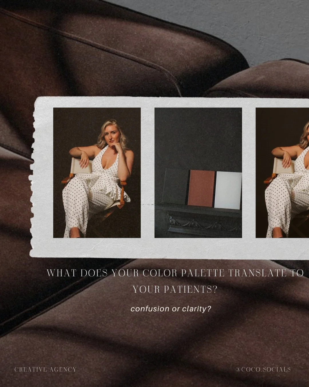 Your brand colors say a lot about you - even before you say a word. 👀
ㅤ
Most dentists just pick colors they like. And that&rsquo;s a big missed opportunity.
ㅤ
Colors actually speak to your patients on a subconscious level - they create a feeling bef